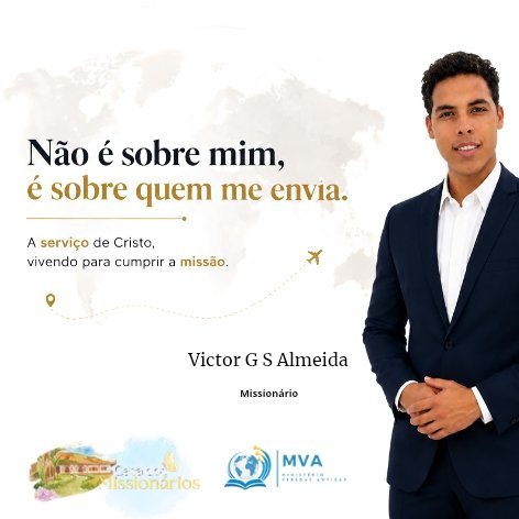 Victor G S Almeida em missão